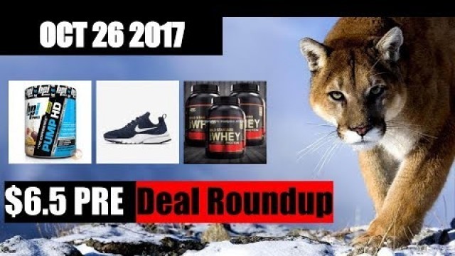 '$6.5 PRE | Fitness Deal News Roundup | Oct 26'