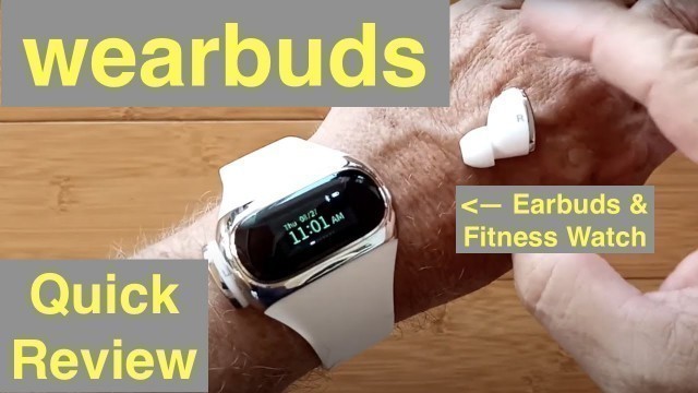 'Aipower Wearbuds AI-W20 Wireless Earbuds Power Charging Smartwatch Fitness Tracker:  Quick Overview'