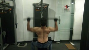 'Back workout at FITNESS 365 GYM AND FITNESS CENTER'