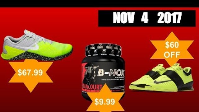 '$9.99 B-NOX | Fitness Deal News Deal Roundup | Nov 4 2017'