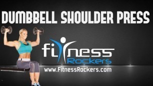 'Shoulder Workout - Dumbbell Shoulder Press, Hindi, India - Fitness Rockers'