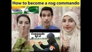 'Pakistani react to कमांडो कैसे बने || Commando Fitness Club'