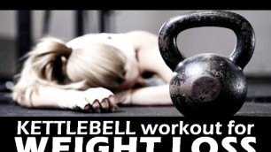 '4 minutes Kettlebell weight loss workout to lose weight fast | Fitness Rockers'