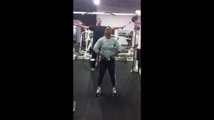 'Fitness Angel Back upright rows'