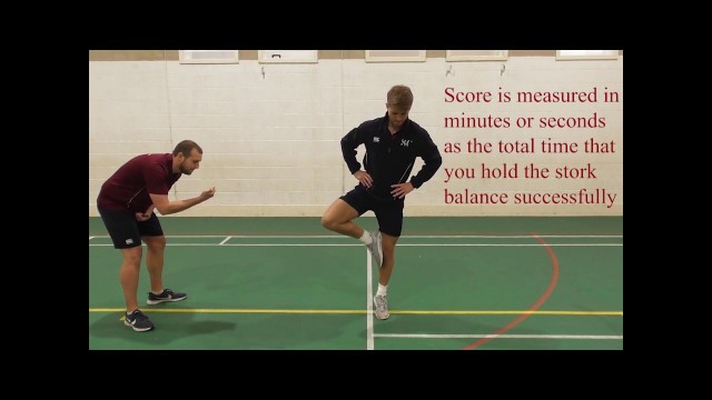 'GCSE PE - Components of Fitness (Testing) / Balance - Stork Balance Test (Scarborough College)'