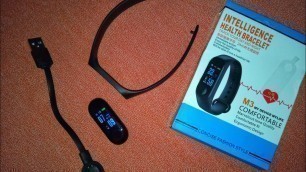 'M3 smart bracelet unboxing and review.. only Rs 560'