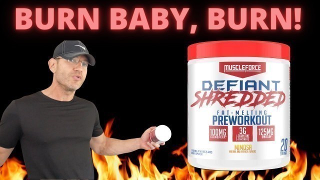 'This Baby HITS Different | Defiant Shredded Pre-Workout Review [MuscleForce]'