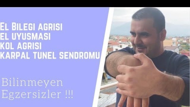 '2 Hareketle El Bileği ve Kol Ağrısını Ortadan Kaldır | Karpal Tünel | Parmak Uyuşması | Güçsüzlük'