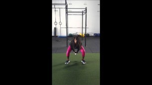 'Fitness Angel Plyo  kettlebell swings'