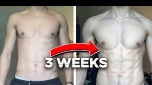 '3 WEEK BODY TRANSFORMATION... (Skinny to Muscular)'