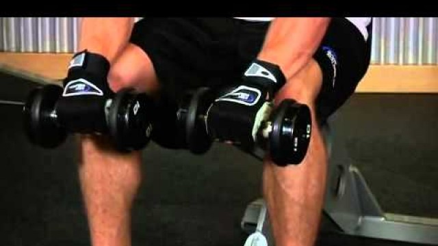 'Seated Dumbbell Palms-Down Wrist Curl Bilek Hareketi Nasıl Yapılır - FitnessProgrami.com'