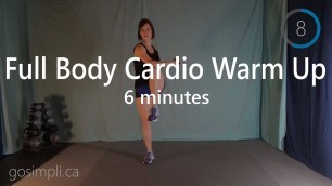 'Full Body Workout Cardio Warm Up'