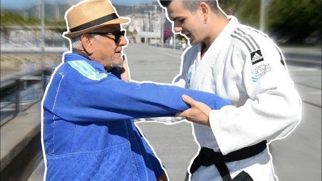 'Enseñando JUDO a DESCONOCIDOS por la CALLE 