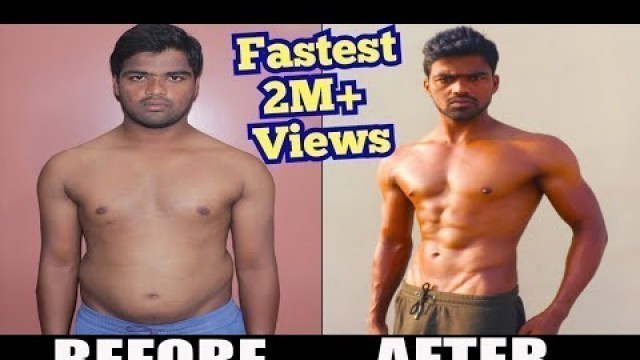 'fat to fit workout motivation | incredible weight loss body transformation |6 months fitness journey'