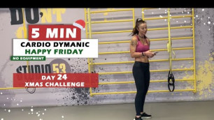 'Day 24 | FREE 30 Day Fitness Challenge | Cardio Dynamic Happy Friday'