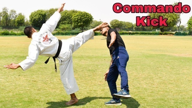 'Best Commando Kick in Road Fight || Self Defence || Commando Fitness Club'