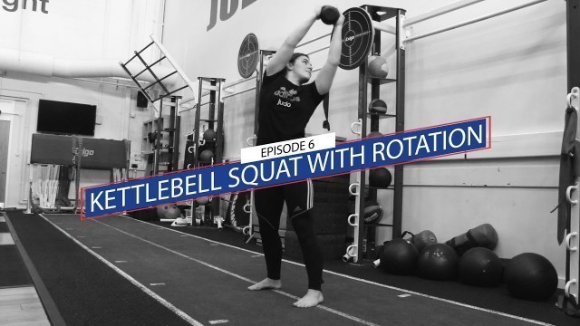 'Judo Training Tips: Kettlebell Squat with Rotation'