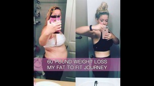 '60 Pound Weight Loss Transformation - Workout Video Compilation (Before and After Photos & Videos)'