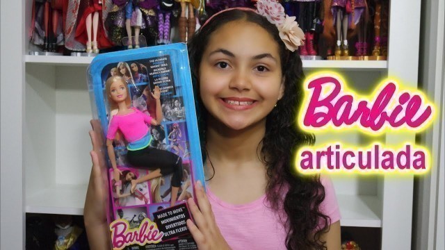 'Barbie Super Articulada - Made to Move - Fitness Doll - Minha Coleção de Barbie'