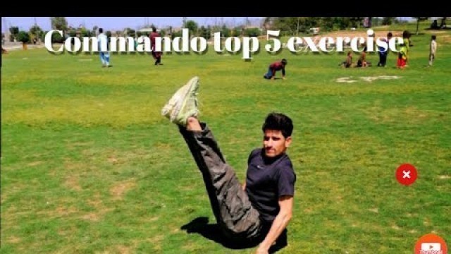 'Commando top 5 exercise in Commando fitness club defence Pak Commando training'