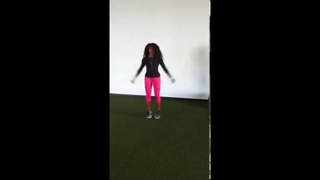 'Fitness Angel Plyo jumping jacks'