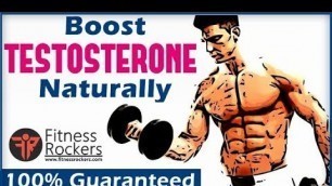 'How to Boost/Increase Testosterone naturally | Natural testosterone booster to Gain Muscle | Hindi'