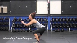 'Dynamic Alternating Lateral Lunges - Reign Fitness & Performance'