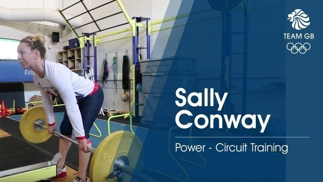 'Sally Conway judo power training circuit | Workout Wednesday'