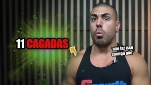 'Top 11 piores e comuns estratégias no mundo fitness'