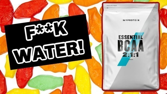 'Forget Water, go Gummy Fish | MYPROTEIN BCAA REVIEW'