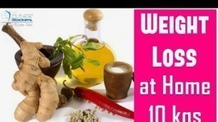 'Weight loss home remedies for men & women | Hindi | Fitness Rockers'