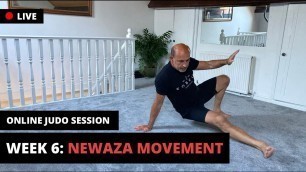 'Home Judo Workout | Week 6 | Newaza movement Online Judo Lesson'