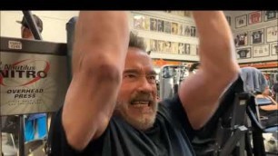 'Arnold Schwarzenegger 73 Years Old - How To Train For Mass 2020'