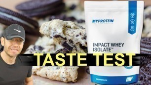 'One Flavor I WON\'T buy | MYPROTEIN Isolate Review - Cookies & Cream | Vanilla'