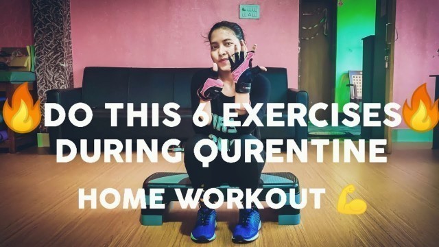 'Do This Home Workouts For Quarantine || LA FEMME FITNESS ||'