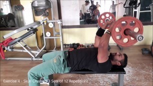 'बाज़ुओं की कसरत (बाईसेप और ट्राईसेप) - Fitness Trainer Lucky - Bhola Shola'